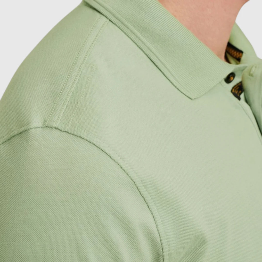 PPSS2504899-6258 PME Legend Short Sleeve Trackway Polo Quiet Green