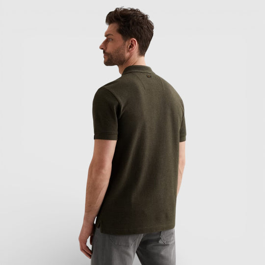 PPSS2602856-8039 PME Legend Polo Popcorn Jersey Beluga / Groen