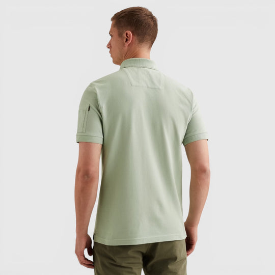 PPSS2604899-6168 PME Legend Short Sleeve Trackway Polo Cameo Green / Groen