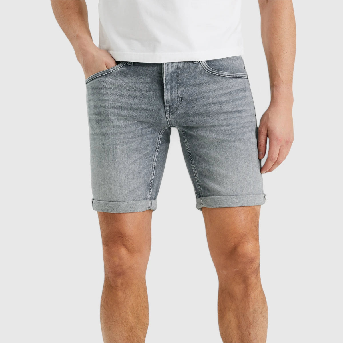PSH165-GCD PME Legend Nightflight Shorts Grey Comfort Denim Grey Comfort Denim