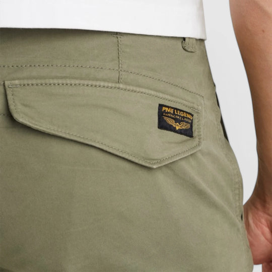 PSH2504661-6149 PME Legend Shorts Nordrop Cargo Stretch Twill Deep Lichen Green