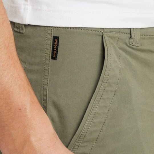 PSH2504661-6149 PME Legend Shorts Nordrop Cargo Stretch Twill Deep Lichen Green