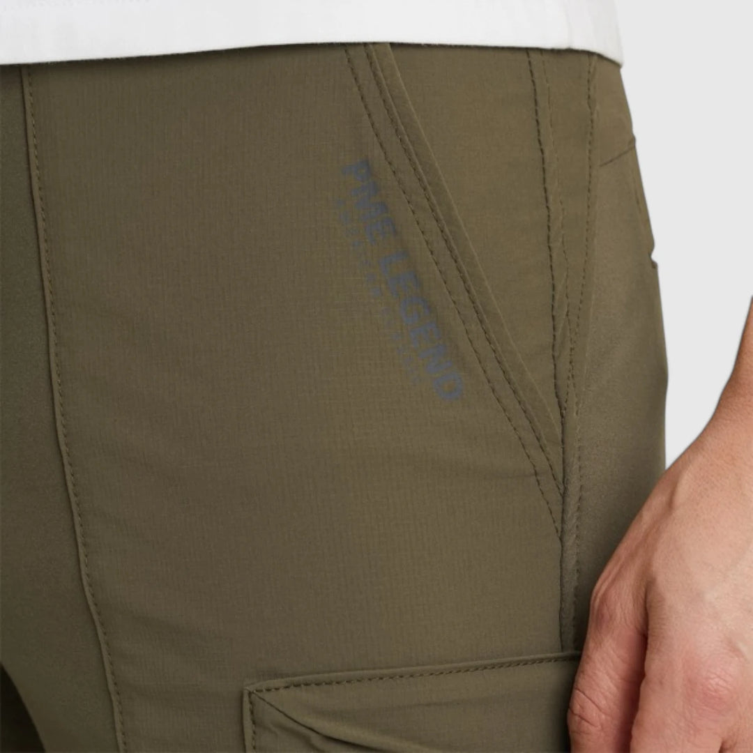 PSH2504691-6416 PME Legend Shorts Airylon Cargo Tech Fabric Sweat Olive Night