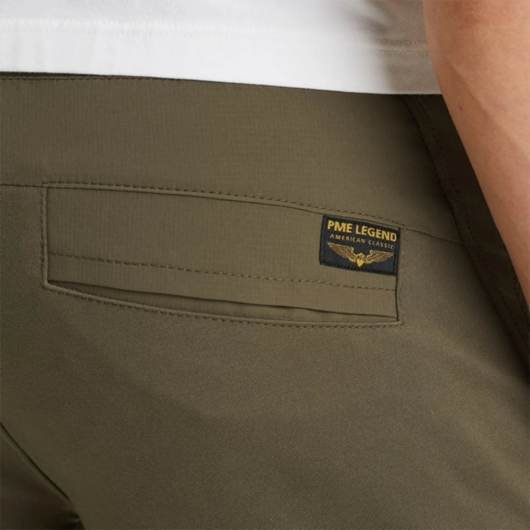 PSH2504691-6416 PME Legend Shorts Airylon Cargo Tech Fabric Sweat Olive Night