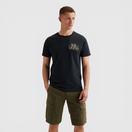 PSH2604661-6416 PME Legend Korte Broek Nordrop Cargo Stretch Twill Olive Night / Groen
