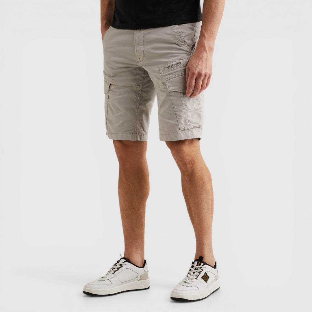PSH2604661-9017 PME Legend Korte Broek Nordrop Cargo Stretch Twill Moonstruck / zand