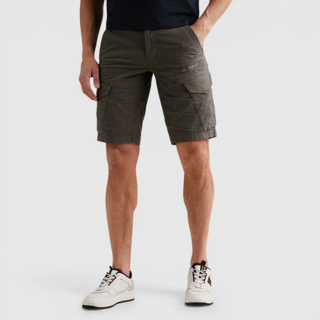 PSH2604661-9117 PME Legend Korte Broek Nordrop Cargo Stretch Twill Turbulence / Grijs