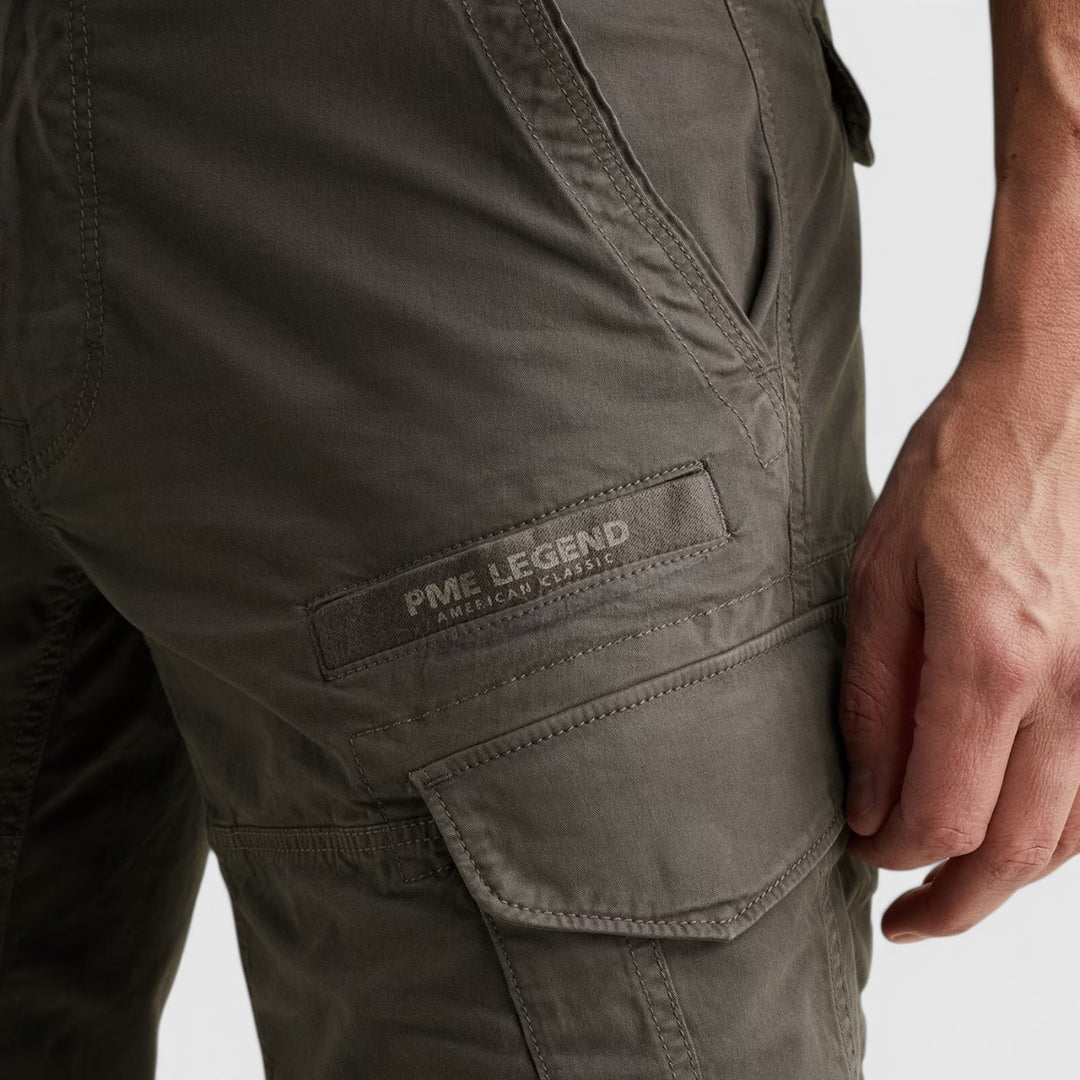 PSH2604661-9117 PME Legend Korte Broek Nordrop Cargo Stretch Twill Turbulence / Grijs