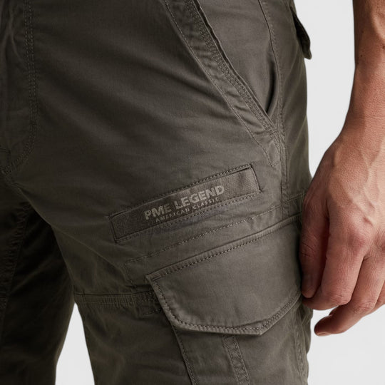 PSH2604661-9117 PME Legend Korte Broek Nordrop Cargo Stretch Twill Turbulence / Grijs