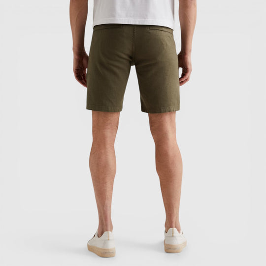 PSH2604665-6389 PME Legend Korte Broek Linen Structure Dusky Green / Groen