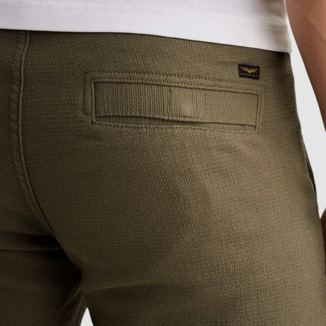 PSH2604665-6389 PME Legend Korte Broek Linen Structure Dusky Green / Groen