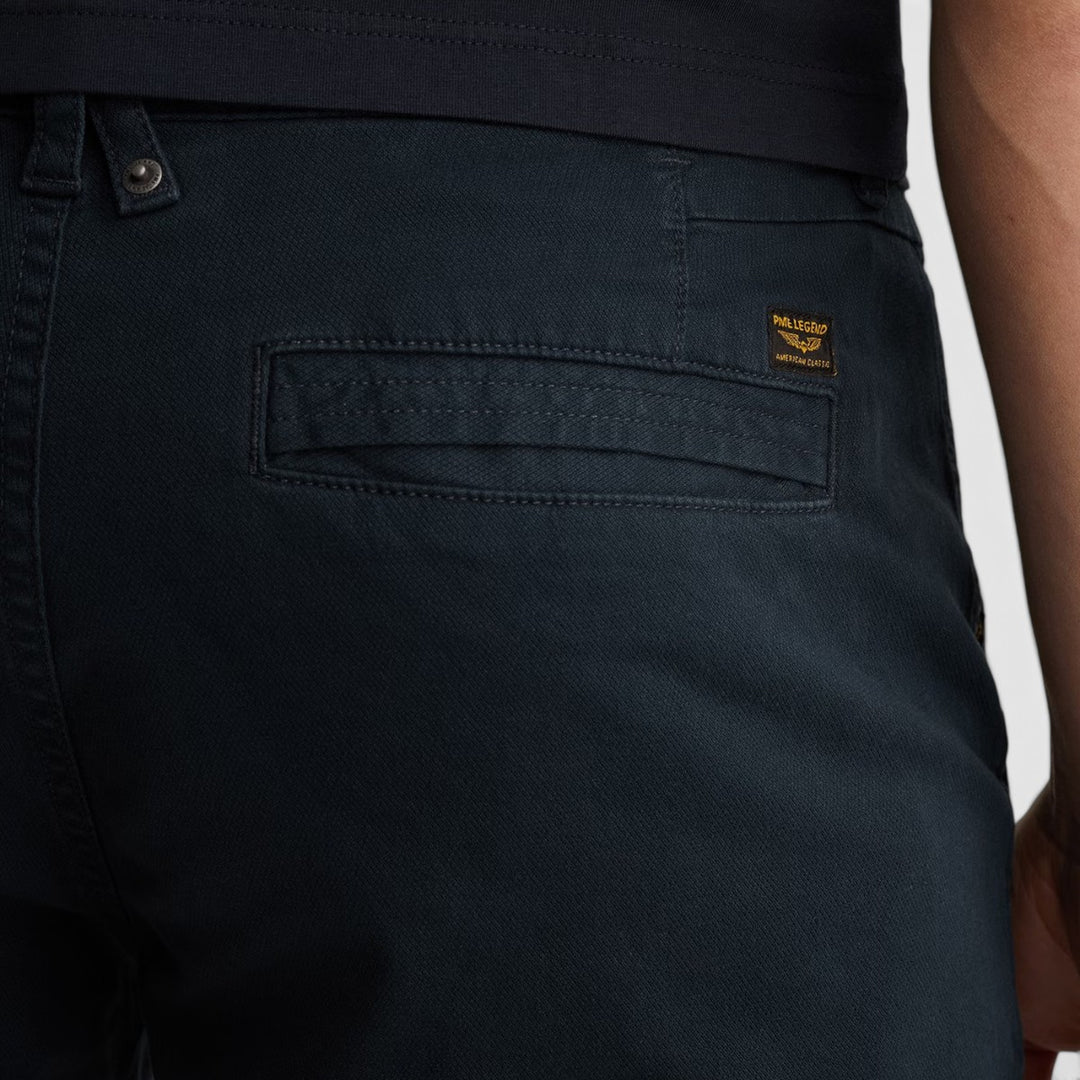 PSH2604687-5282 PME Legend Korte Broek Chino Spector Carbon / Blauw