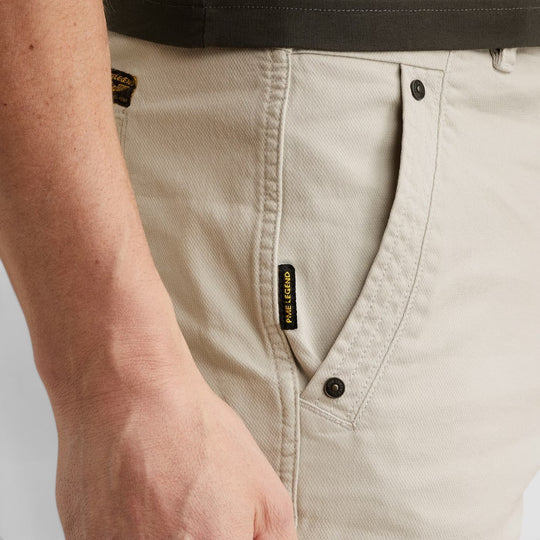PSH2604687-9024 PME Legend Korte Broek Chino Spector Lunar Rock / Beige