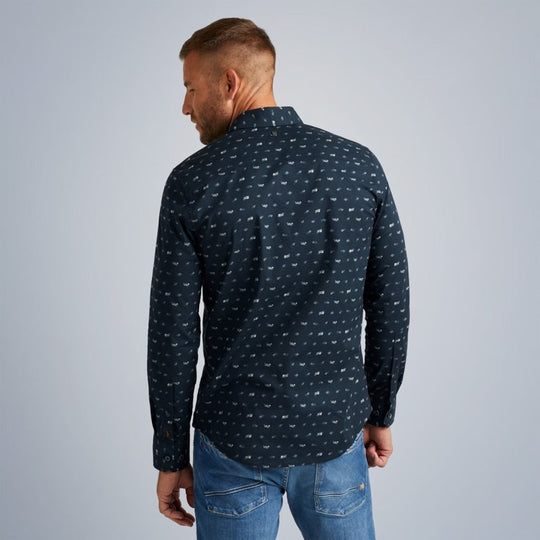 psi2308216 5281 long sleeve shirt print on poplin stretch pme legend overhemd crop3
