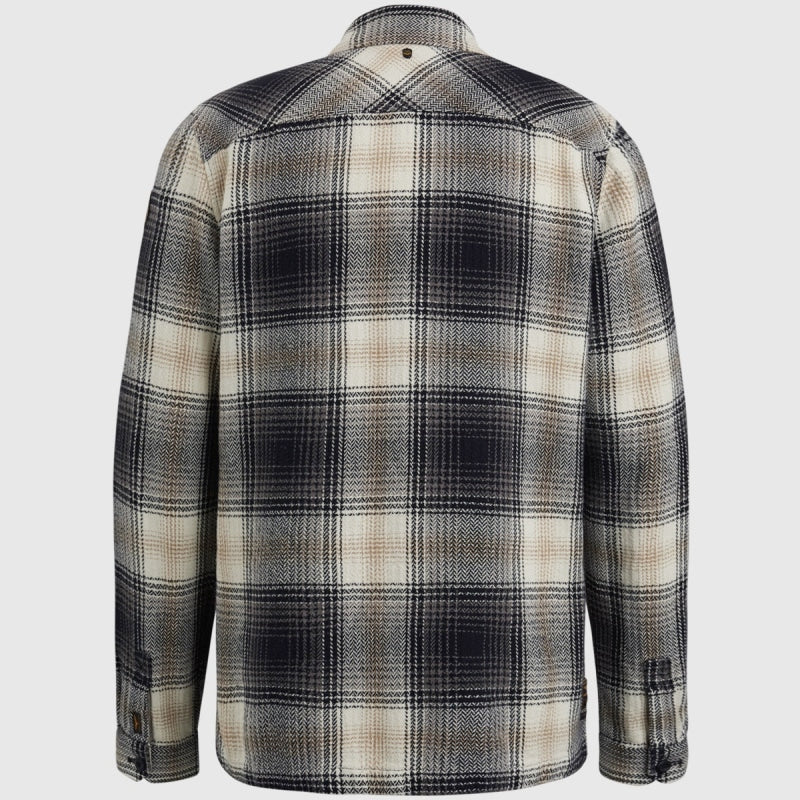 psi2310216 7014 long sleeve shirt yarndyed check pme legend overhemd back