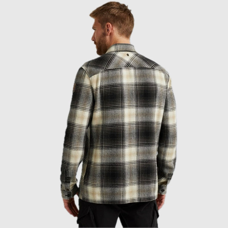 psi2310216 7014 long sleeve shirt yarndyed check pme legend overhemd back