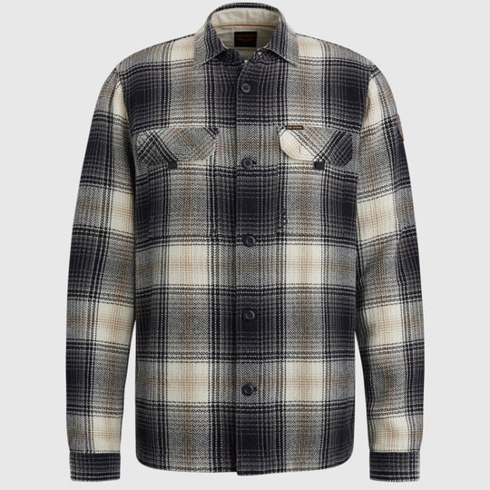 psi2310216 7014 long sleeve shirt yarndyed check pme legend overhemd front