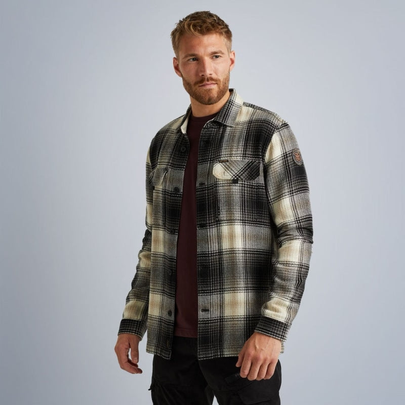 psi2310216 7014 long sleeve shirt yarndyed check pme legend overhemd crop1