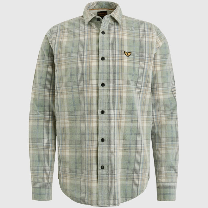 psi2311239 6415 shirt fine corduroy yarn dyed check pme legend overhemd