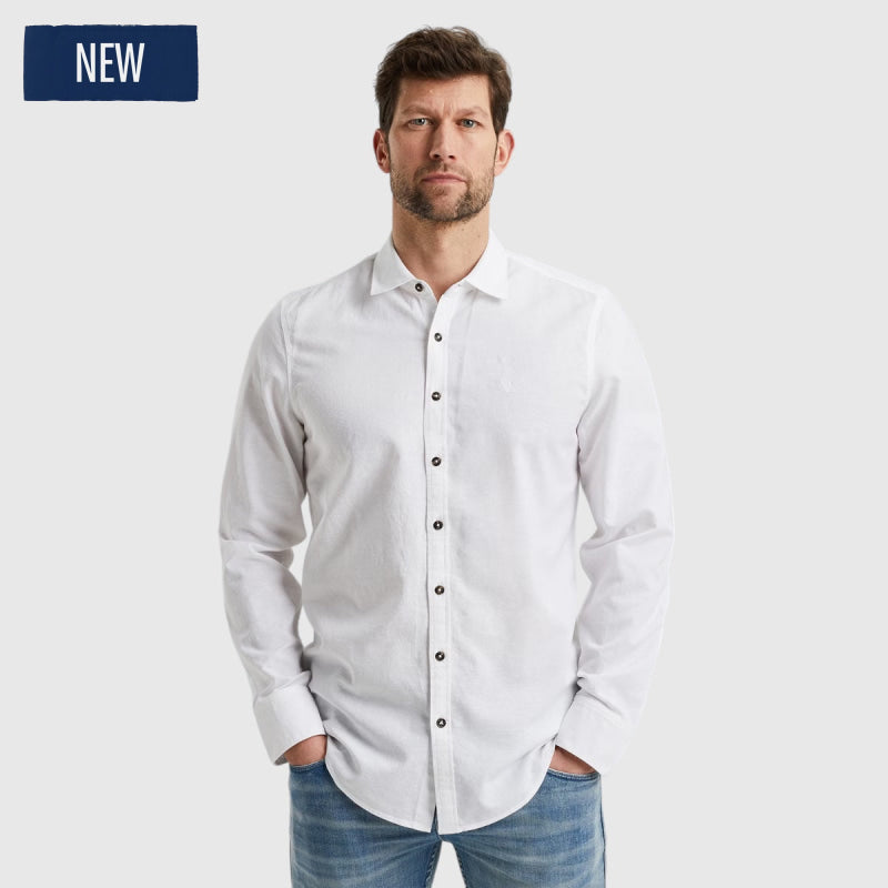 PSI2403220-7003 long sleeve shirt cotton linen pme legend overhemd
