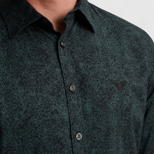 PSI2508211-5281 PME Legend Shirt Print Cotton Lycra Salute
