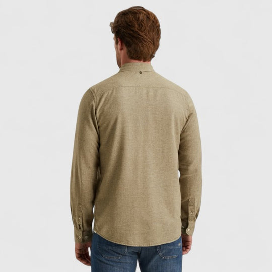 PSI2510202-6389 PME Legend Shirt YarnDyed Grindle Dusky Green