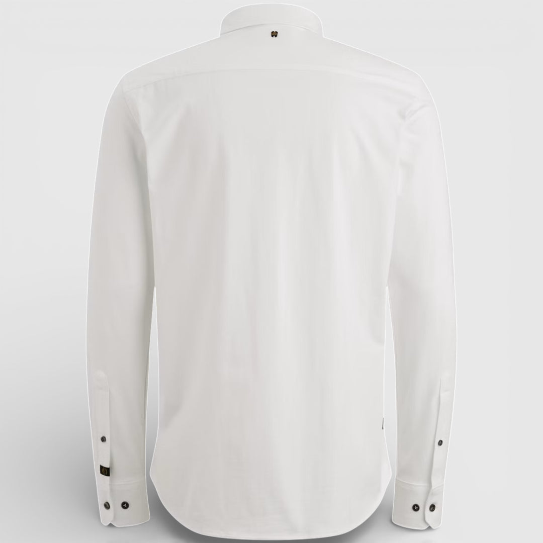 PSI2511234-7003 PME Legend Shirt Satin Jersey White / Wit