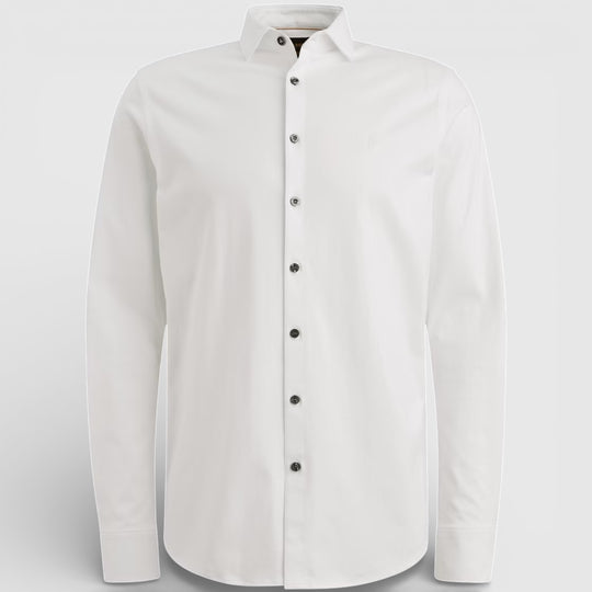 PSI2511234-7003 PME Legend Shirt Satin Jersey White / Wit