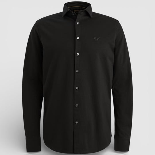 PSI2511234-999 PME Legend Shirt Satin Jersey BLACK