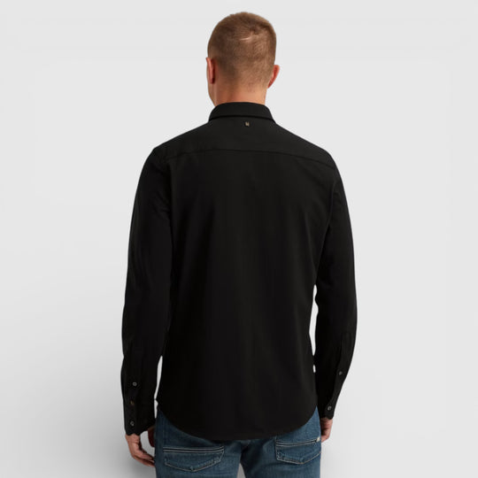 PSI2511234-999 PME Legend Shirt Satin Jersey BLACK