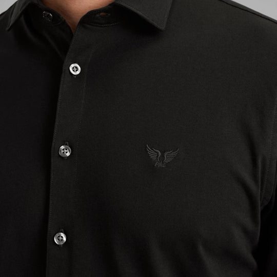 PSI2511234-999 PME Legend Shirt Satin Jersey BLACK
