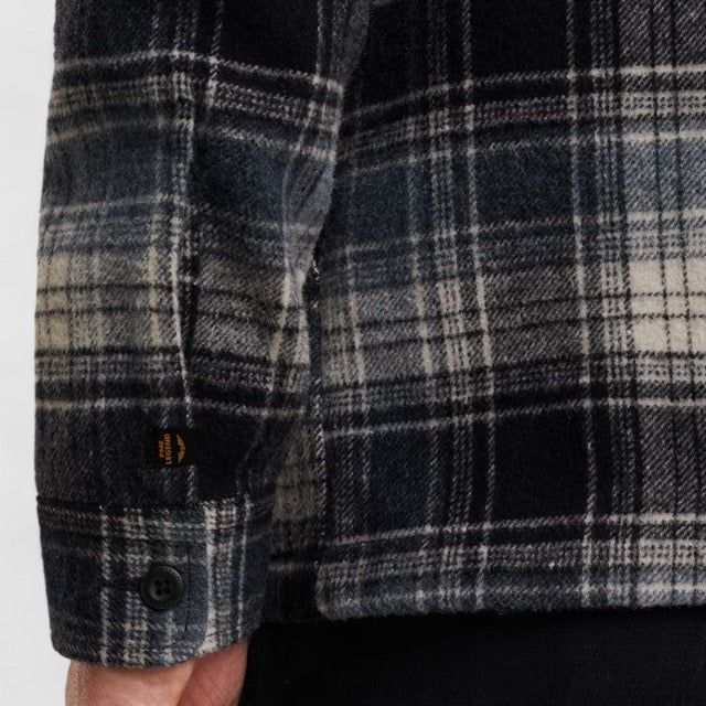 PSI2511260-5282 PME Legend Overshirt Woolblend Check Carbon