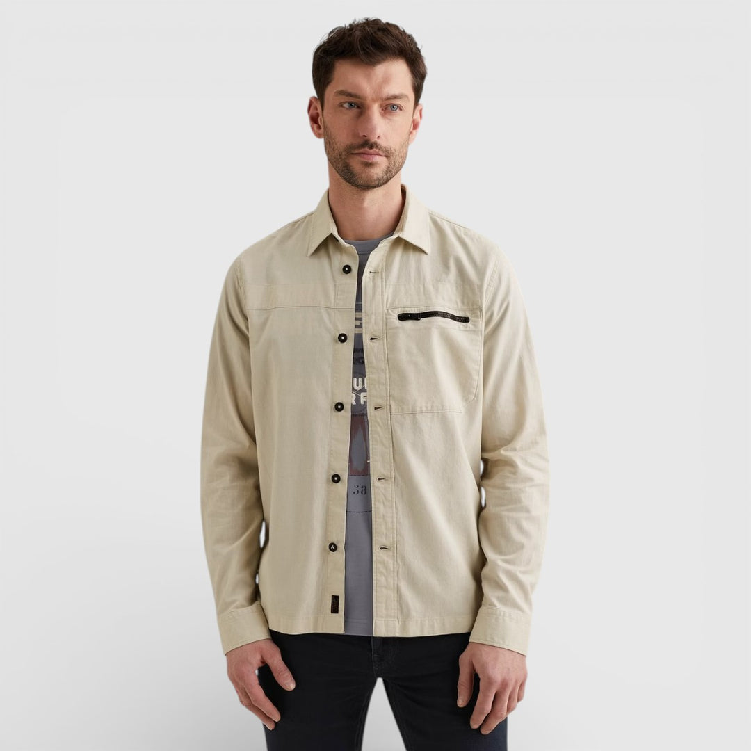 PSI2602220-7013 PME Legend Overhemd Fine Dobby Bone White / Wit