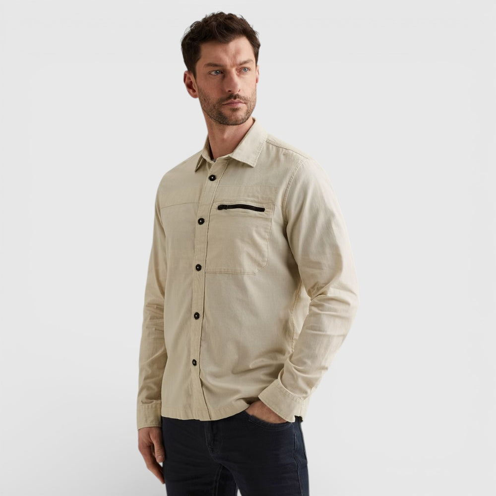 PSI2602220-7013 PME Legend Overhemd Fine Dobby Bone White / Wit