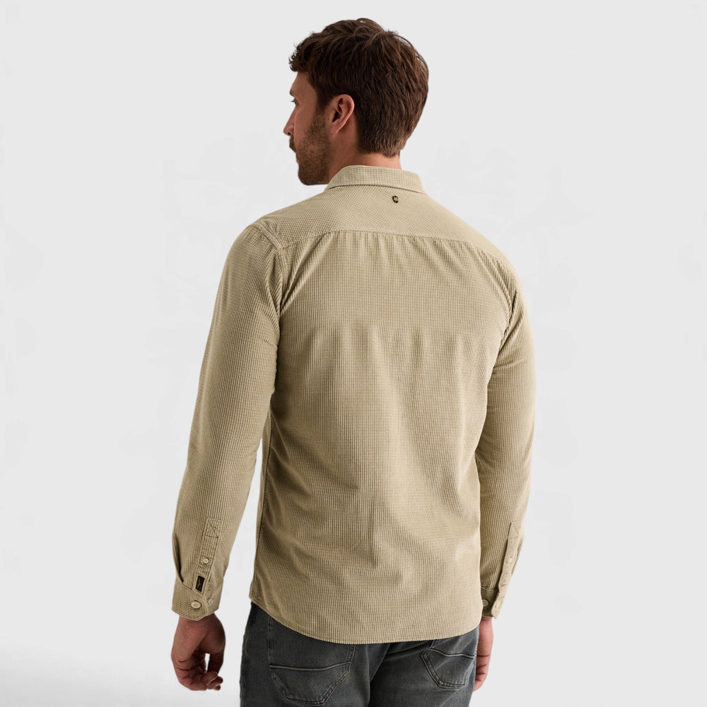 PSI2610208-6412 PME Legend Overhemd Dobby Corduroy Abbey Stone / Steenbeige