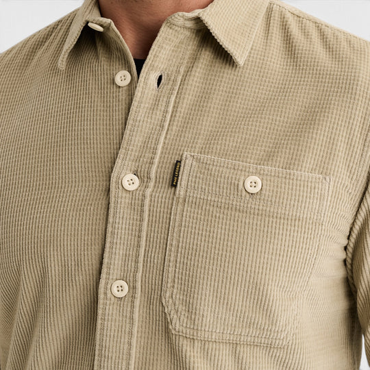 PSI2610208-6412 PME Legend Overhemd Dobby Corduroy Abbey Stone / Steenbeige