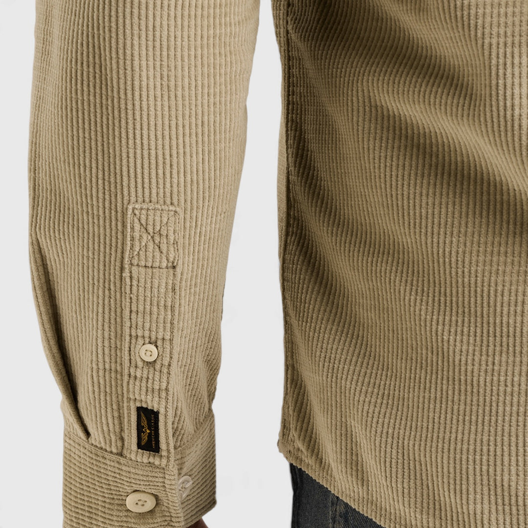 PSI2610208-6412 PME Legend Overhemd Dobby Corduroy Abbey Stone / Steenbeige