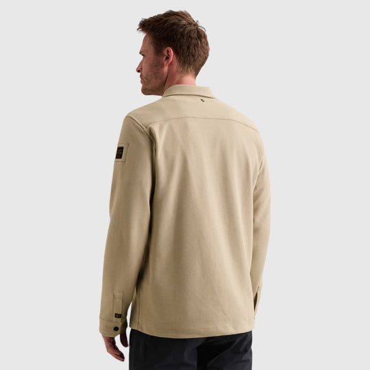 PSI2610288-6412 PME Legend Overshirt Cargo Waffle Jersey Stone Green / Steengroen