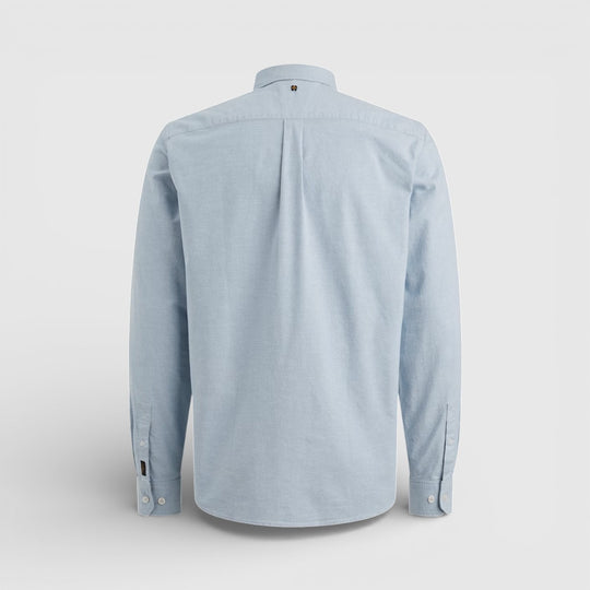 PSI650003-5041 PME Legend Overhemd 2 Tone Oxford Cotton Lycra Della Robbia Blue / Blauw