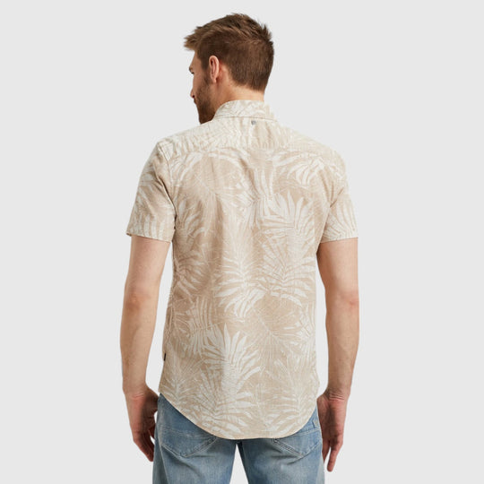 psis2404209-7144 shirt print on cotton slub pme legend shirt white pepper back