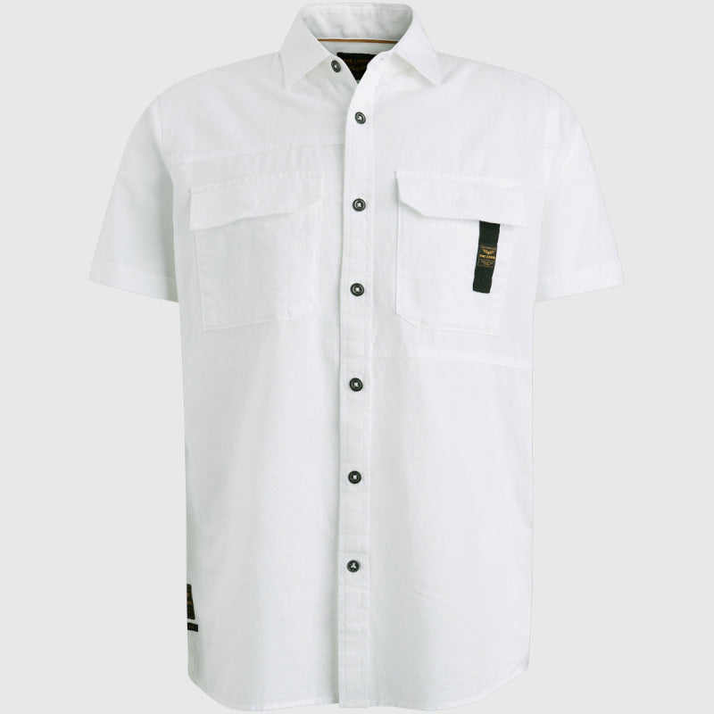 Pme Legend Short Sleeve Shirt Cotton / Linen Overhemd