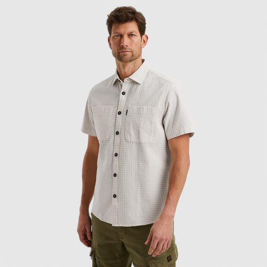 PSIS2503236-7013 PME Legend Shirt Structure Dobby Bone White