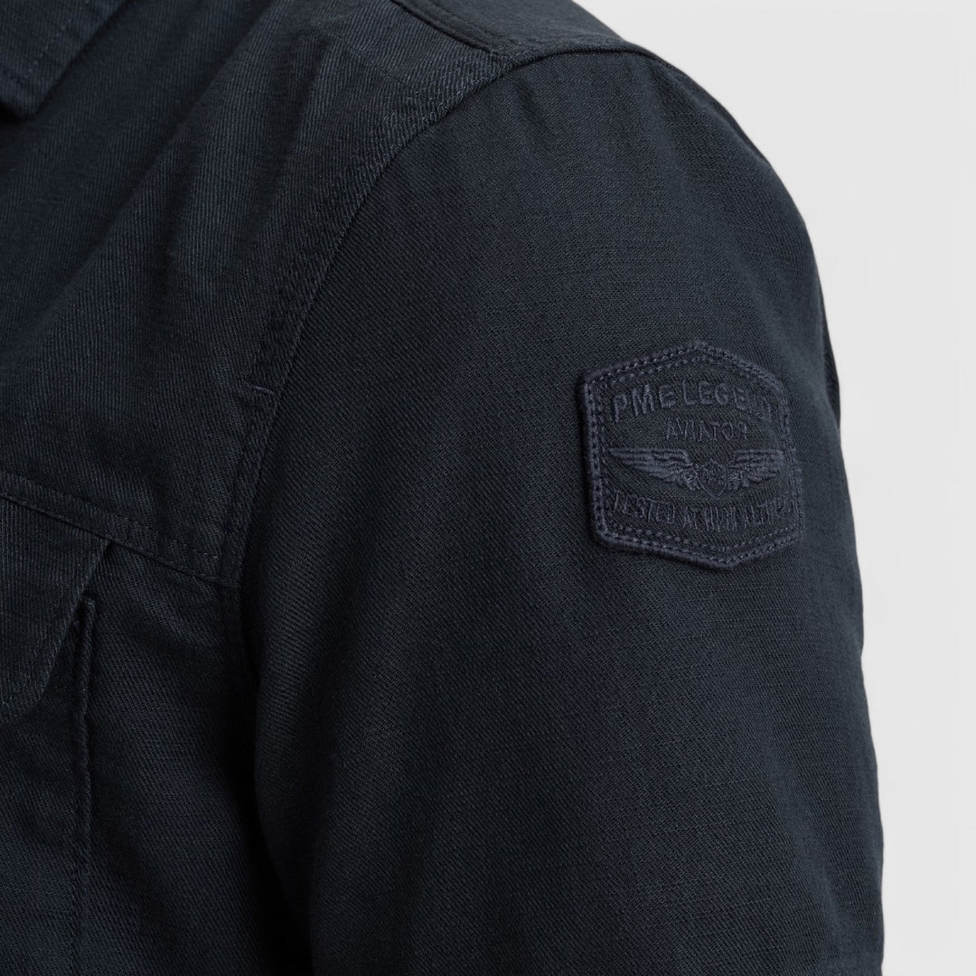 PSIS2503242-5281 PME Legend Shirt Slub Cotton Salute/Navy