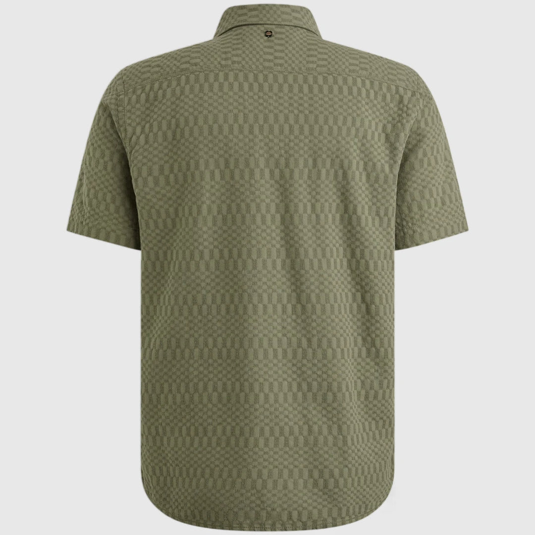 PSIS2504214-6149 PME Legend Shirt Jacquard Deep Lichten Green