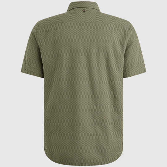 PSIS2504214-6149 PME Legend Shirt Jacquard Deep Lichten Green