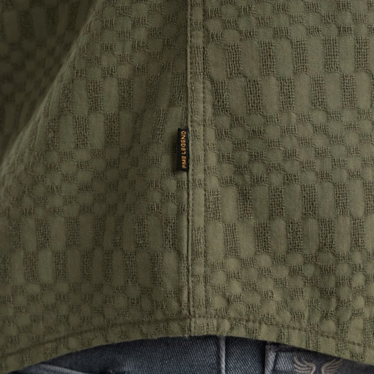 PSIS2504214-6149 PME Legend Shirt Jacquard Deep Lichten Green