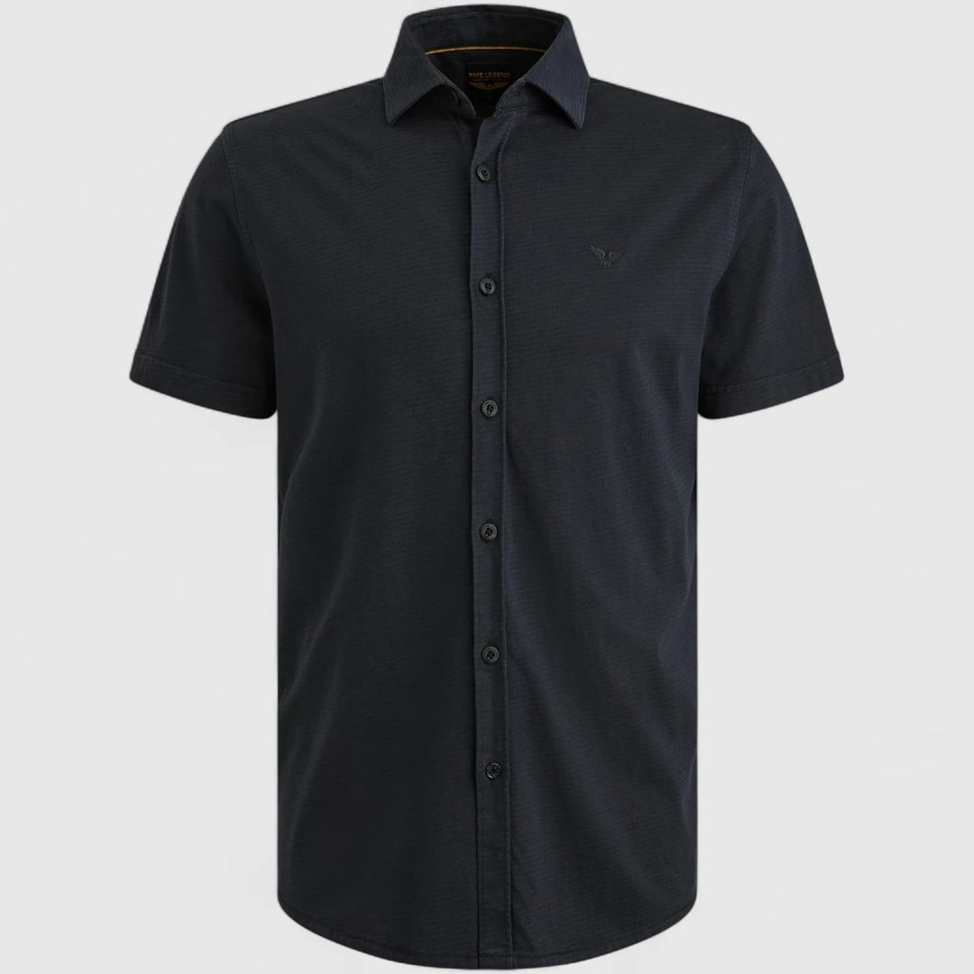 PSIS2505226-5281 PME Legend Shirt Yarn Dyed Jersey Stripe Salute/Navy
