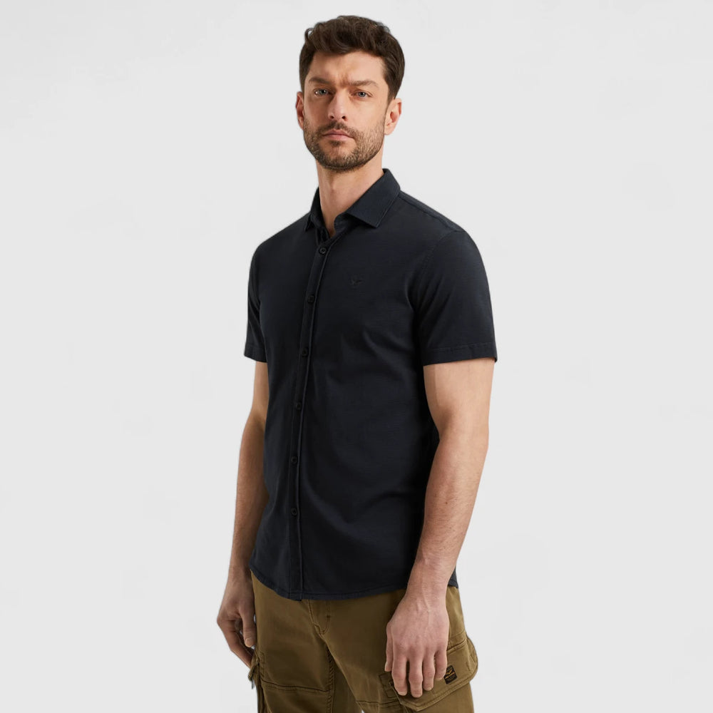 PSIS2505226-5281 PME Legend Shirt Yarn Dyed Jersey Stripe Salute/Navy