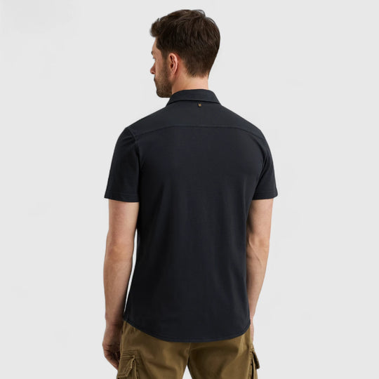 PSIS2505226-5281 PME Legend Shirt Yarn Dyed Jersey Stripe Salute/Navy