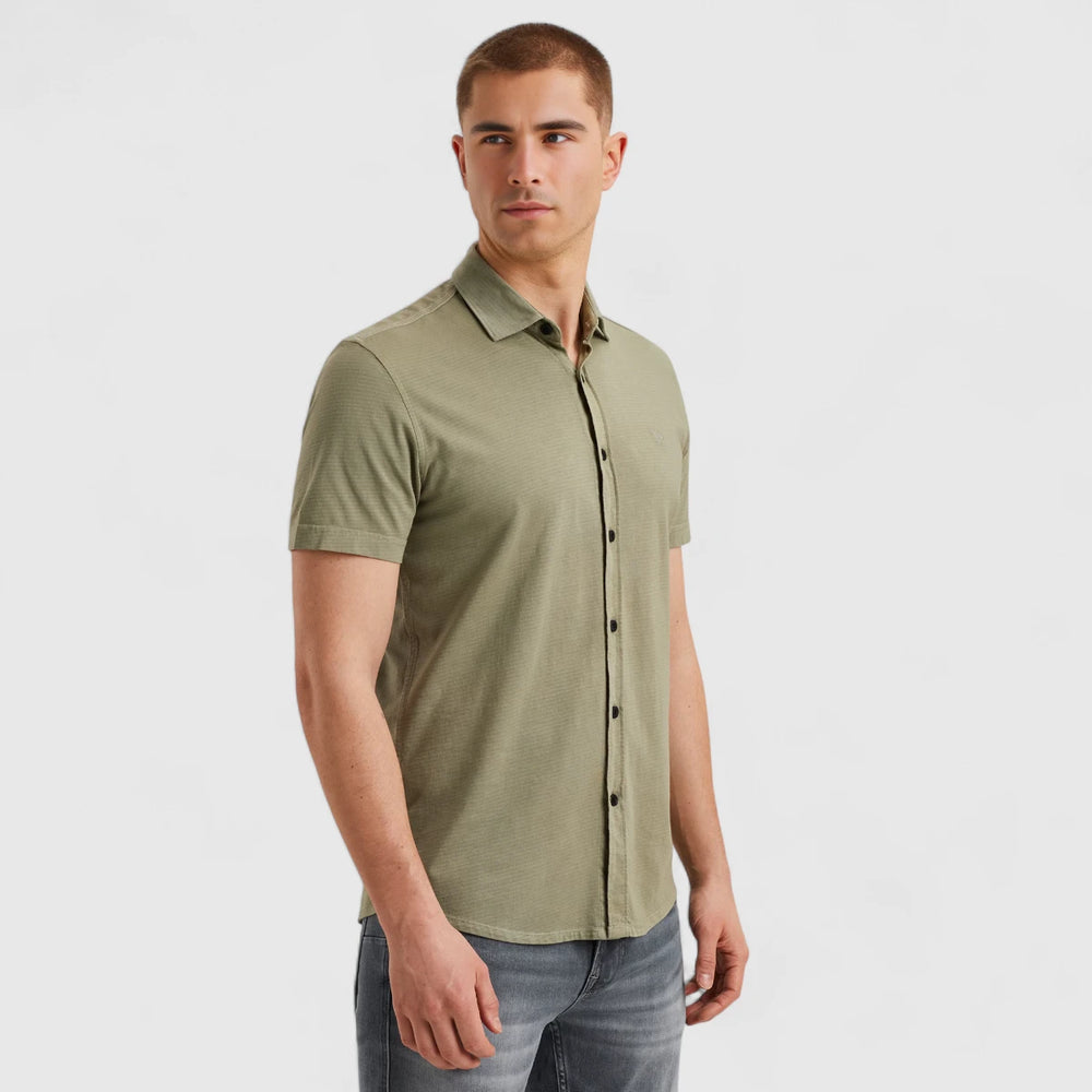 PSIS2505226-6170 PME Legend Shirt Yarn Dyed Jersey Stripe Shadow